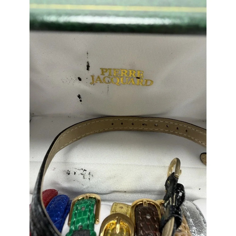 Pierre Jacquard Ladies Watch Replaceble Bands New Battery 20MM 6.5